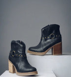 Botin Negro Brillo