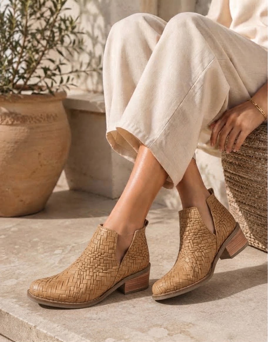 Texano Trenzado Camel