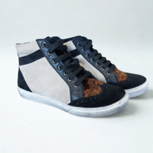 Zapatilla Caña Beige/Print