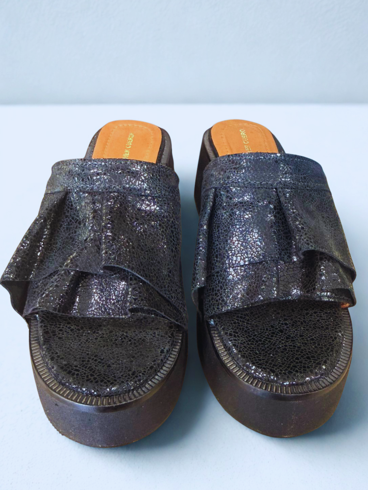 Sandalia Vuelo Negra - Imagen 2