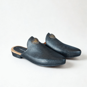 Babucha Negra Corazón