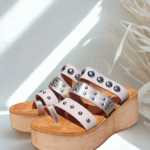 Sandalia Beige/Dorada