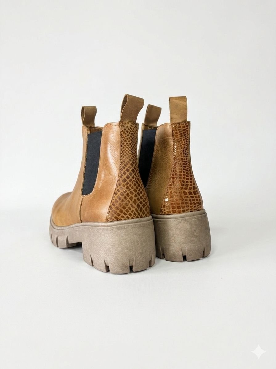 Botín Camel Elástico - Imagen 4